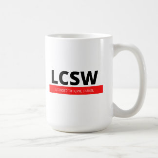 LCSW (röd) Kaffemugg