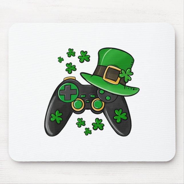 Lcuky charm shamrock-videospelskonsol lycklig PAtr Musmatta (Framsidan)