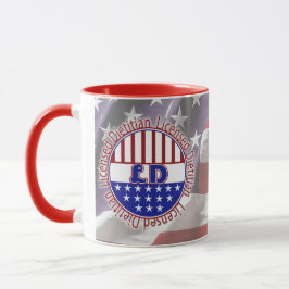 LD Licensed Dietitian PATRIOTIC Mugg
