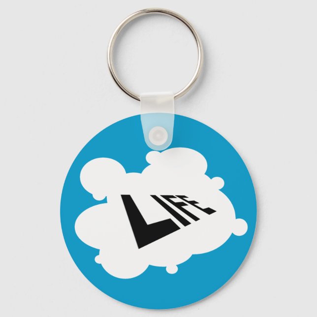 LD/MD - Negativt liv Nyckelring (Framsida)