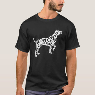 LDDR-dogmisk form T (vit hund) Tee