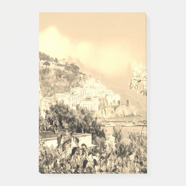 ldp AMALFI - panorama - Amalfi kusten - Post-it Block (Framsida)