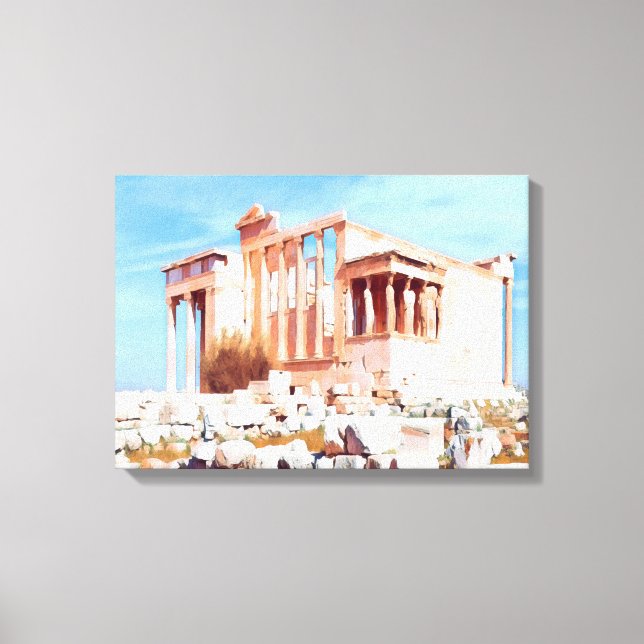 ldp Aten - Akropolis - Cecropia Canvastryck (Framsida)