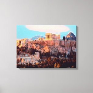 ldp Aten - Akropolis - panorama - Canvastryck