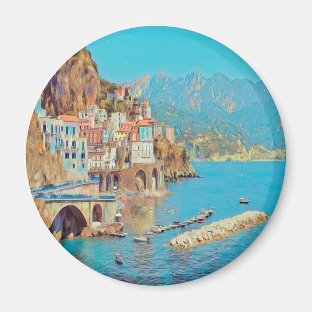 ldp ATRANI.- Amalfi Kusten - Magnet (Framsidan)