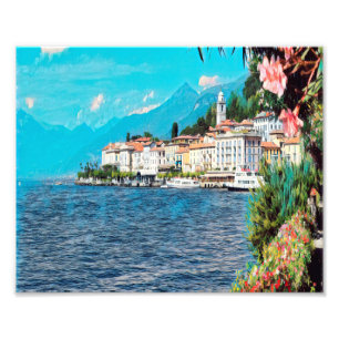 ldp BELLAGIO - Sjö Como - Fototryck