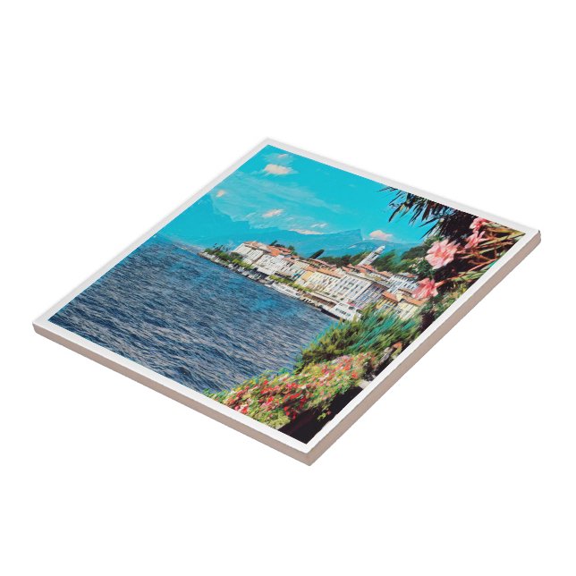 ldp BELLAGIO - Sjö Como - Kakelplatta (Sidan)