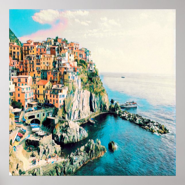 ldp Cinque Terre - Manarola Poster (Framsidan)