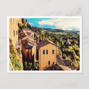 ldp MONTEPULCIANO - city - panorama - - Vykort