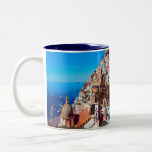 ldp POSITANO - Amalfi Kusten - Panorama Två-Tonad Mugg