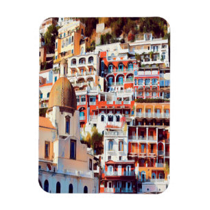 ldp POSITANO - city - Church Santa Maria Assunta - Magnet