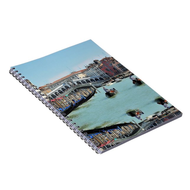 ldp RIALTO BRIDGE - Venice - Canal Grande Anteckningsbok (Högra Sidan)