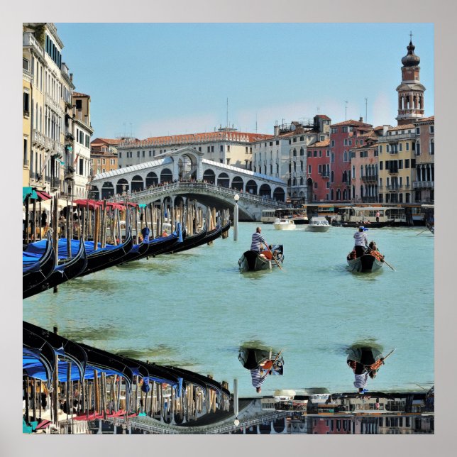 ldp RIALTO BRIDGE - Venice - Canal Grande Poster (Framsidan)