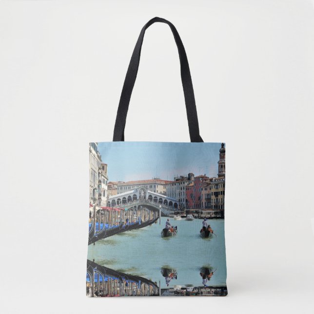 ldp RIALTO BRIDGE - Venice - Canal Grande Tygkasse (Framsida)