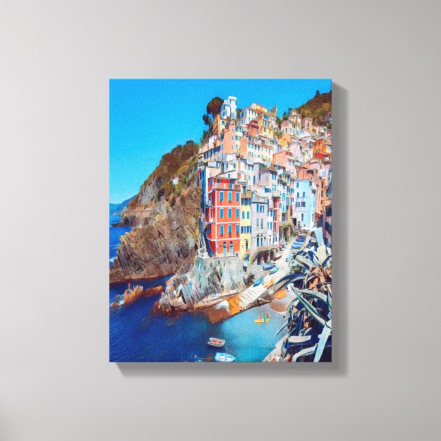 ldp RIOMAGGIORE - Cinque Terre - Canvastryck (Framsida)