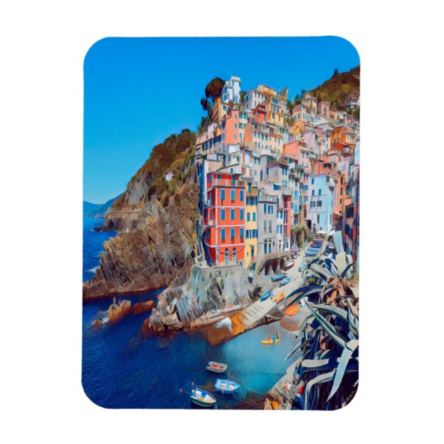 ldp RIOMAGGIORE - Cinque Terre - Magnet (Vertikal)