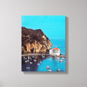 ldp SANTA CATALINA ISLAND - hamn - Canvastryck