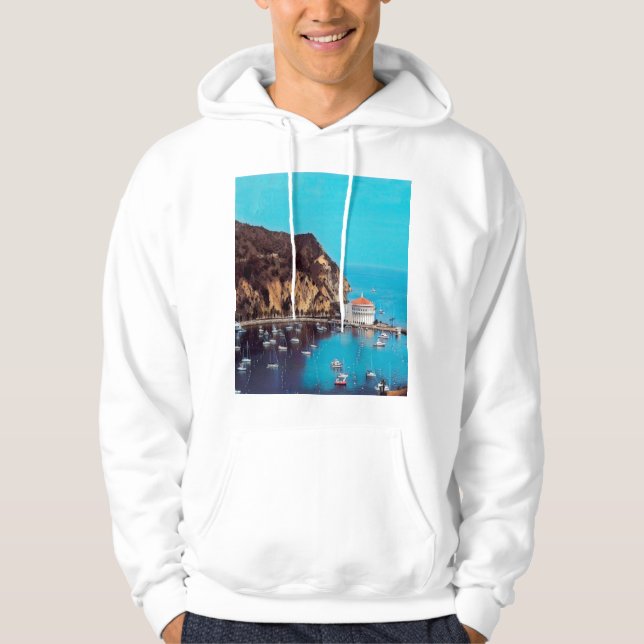 ldp SANTA CATALINA ISLAND - hamn - Hoodie (Framsida)