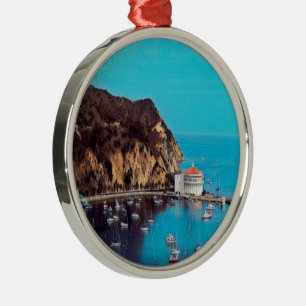 ldp SANTA CATALINA ISLAND - hamn - Julgransprydnad Metall