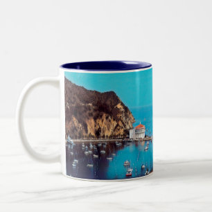 ldp SANTA CATALINA ISLAND - hamn - Två-Tonad Mugg