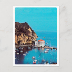 ldp SANTA CATALINA ISLAND - hamn - Vykort