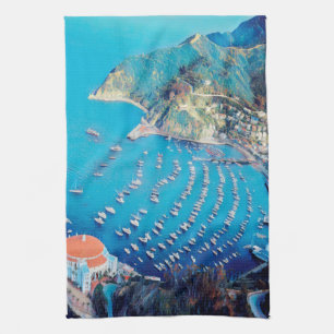 ldp SANTA CATALINA Island - Kalifornien - hamn Kökshandduk