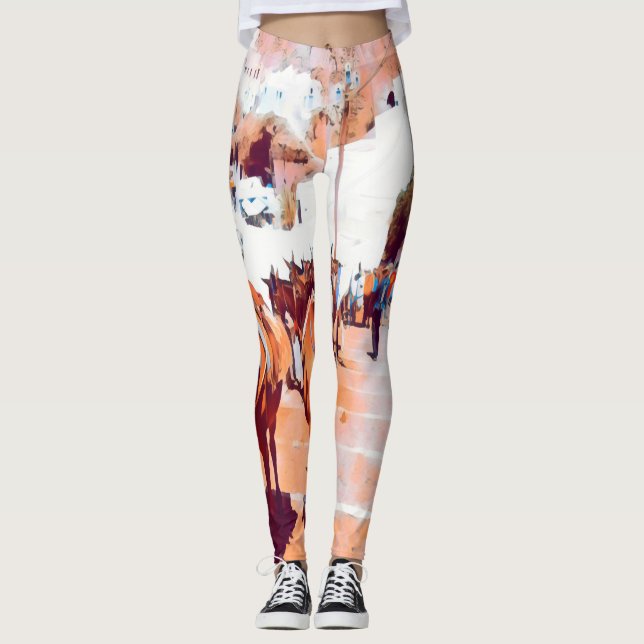 ldp SANTORINI - Donkey trail - Fira - Leggings (Framsida)
