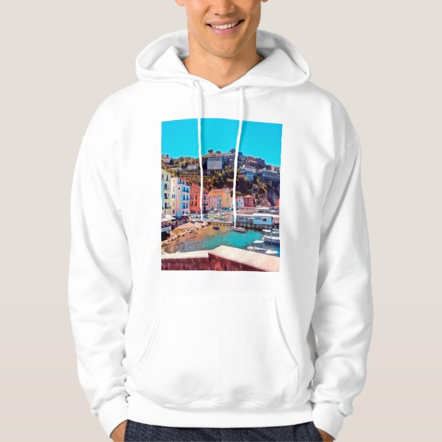 ldp SORRENTO - panorama - strand - Hoodie (Framsida)