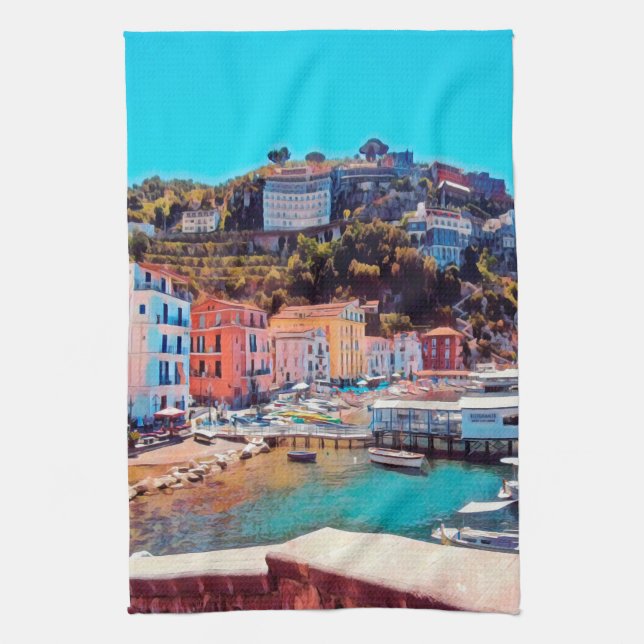 ldp SORRENTO - panorama - strand - Kökshandduk (Vertikal)