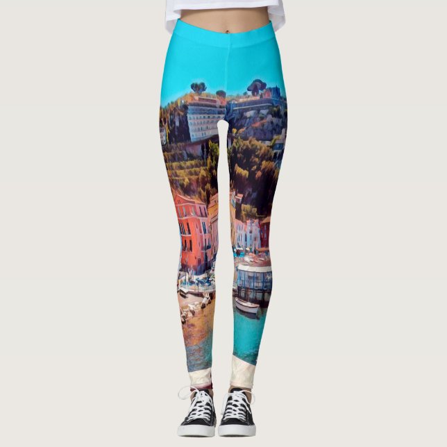 ldp SORRENTO - panorama - strand - Leggings (Framsida)