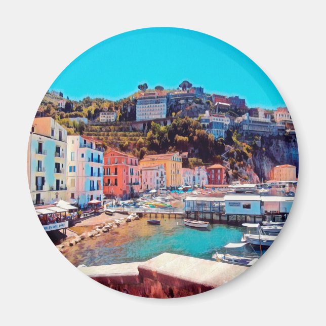 ldp SORRENTO - panorama - strand - Magnet (Framsidan)