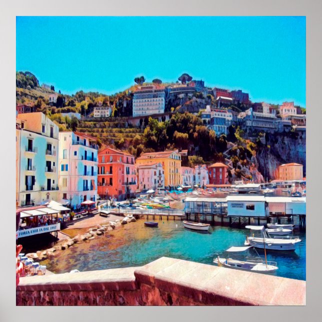 ldp SORRENTO - panorama - strand - Poster (Framsidan)