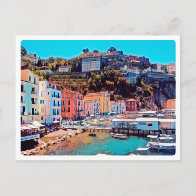ldp SORRENTO - panorama - strand - Vykort (Framsida)