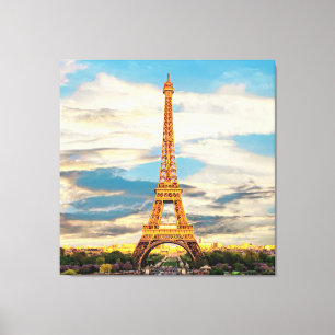 ldp TOUR EIFFEL - Paris - vy - Canvastryck