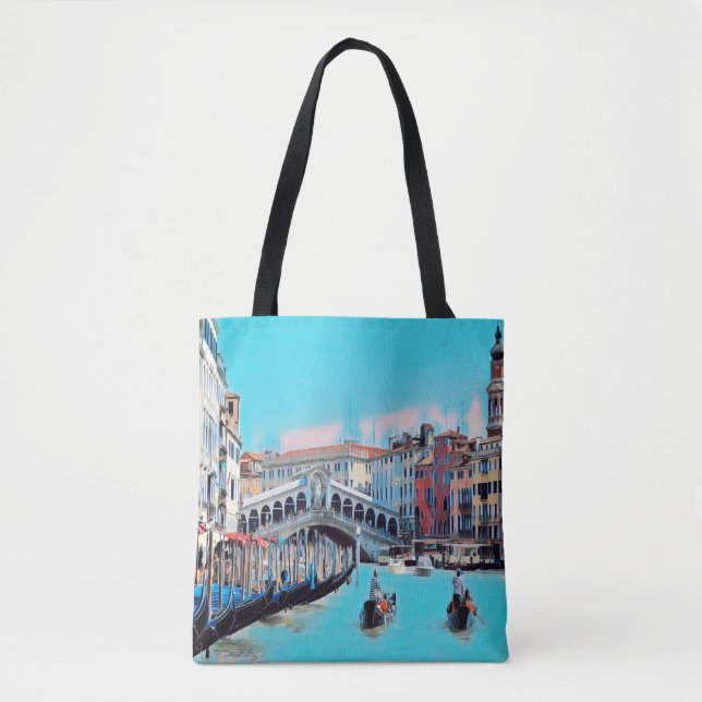 ldp VENEZIA - gondol - rialto - Tygkasse (Framsida)