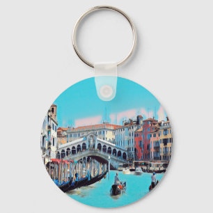ldp VENICE - gondolas - rialto - Nyckelring