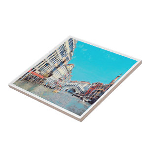 ldp VENICE - Grand Canal - Rialto-stranden - Kakelplatta