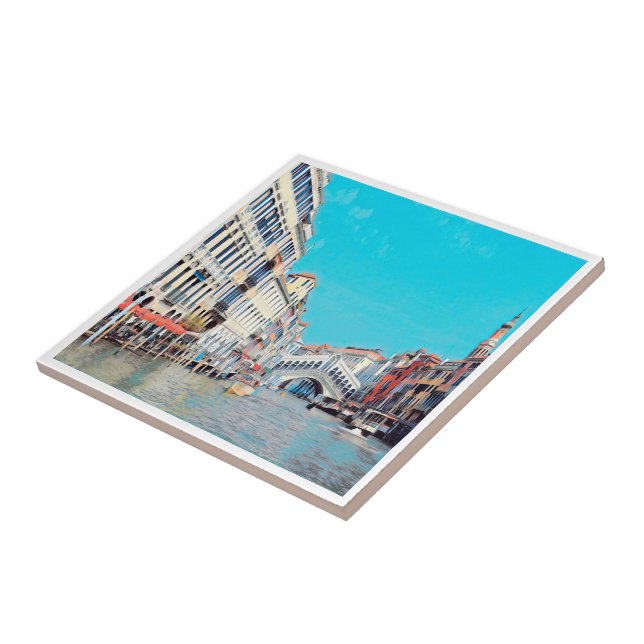 ldp VENICE - Grand Canal - Rialto-stranden - Kakelplatta (Sidan)