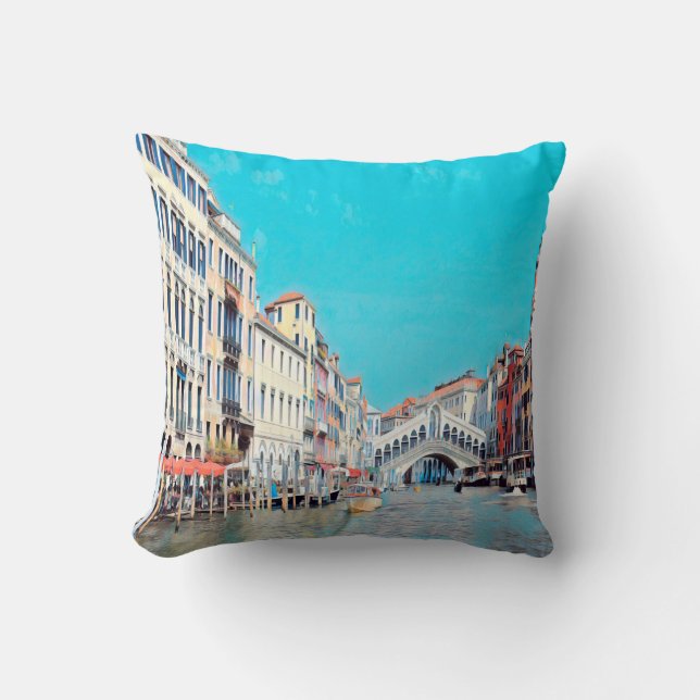 ldp VENICE - Grand Canal - Rialto-stranden - Kudde (Framsida)