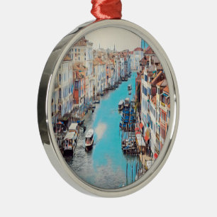 ldp VENICE - View of the Grand Canal from Rialto Julgransprydnad Metall
