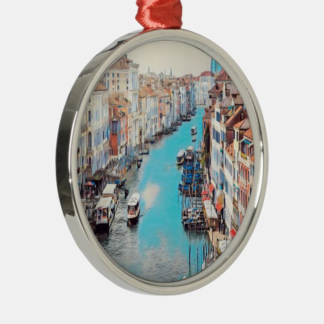 ldp VENICE - View the Grand Canal from Rialto Julgransprydnad Metall (Höger)
