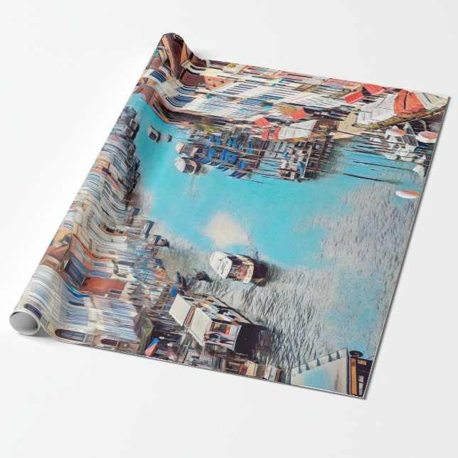 ldp VENICE - View the Grand Canal from Rialto Presentpapper (Utrullad)