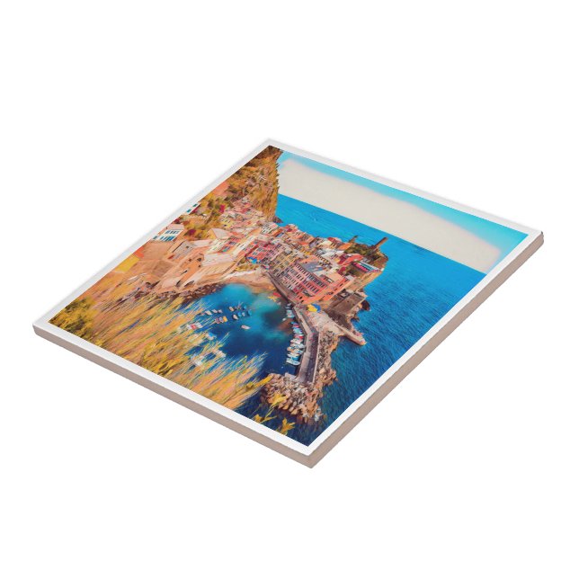 ldp VERNAZZA - Cinque Terre - Kakelplatta (Sidan)