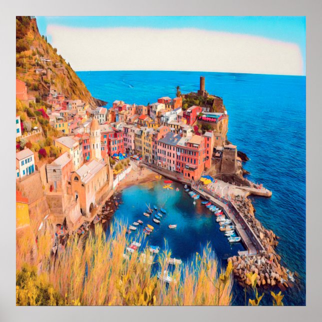 ldp VERNAZZA - Cinque Terre - Poster (Framsidan)