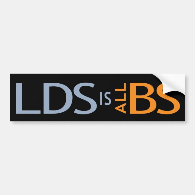 LDS är all BS-bildekal Bildekal (Framsidan)