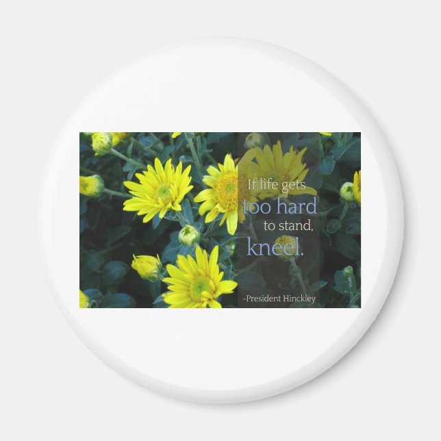 LDS-citat: när livet blir för svårt att stå upp, K Magnet (Framsidan)