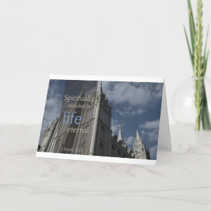 LDS citerar "varade besvärad Spiritually är evigt Kort