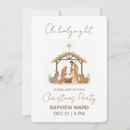 LDS Julfirande Julfest Inbjudan