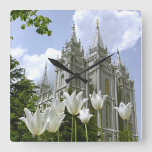 LDS-mall Fyrkantig Klocka