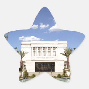 lds mesa arizona tempel mormon bild stjärnformat klistermärke